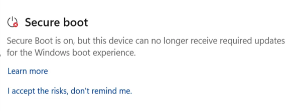 Windows 安全启动证书 6 月到期：微软新增三色提醒！一眼看出更新状态