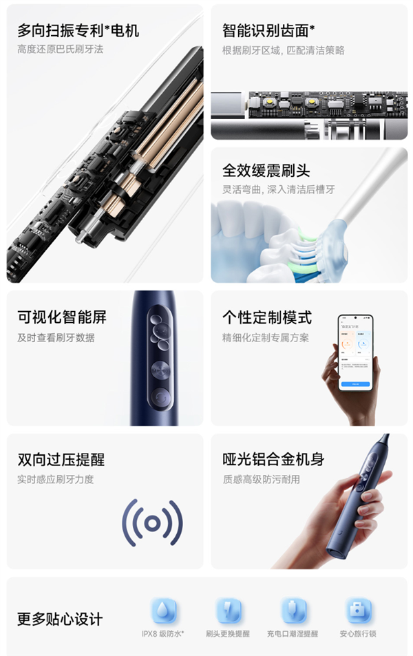 米家多向扫振电动牙刷Pro