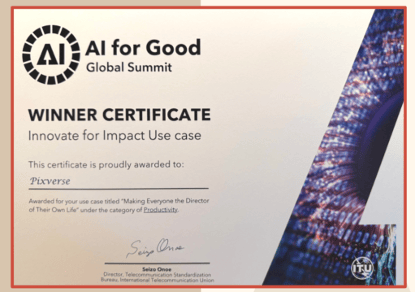 PixVerse 正式成为联合国 2026 人工智能向善全球峰会 AI 合作伙伴 – AI快讯网