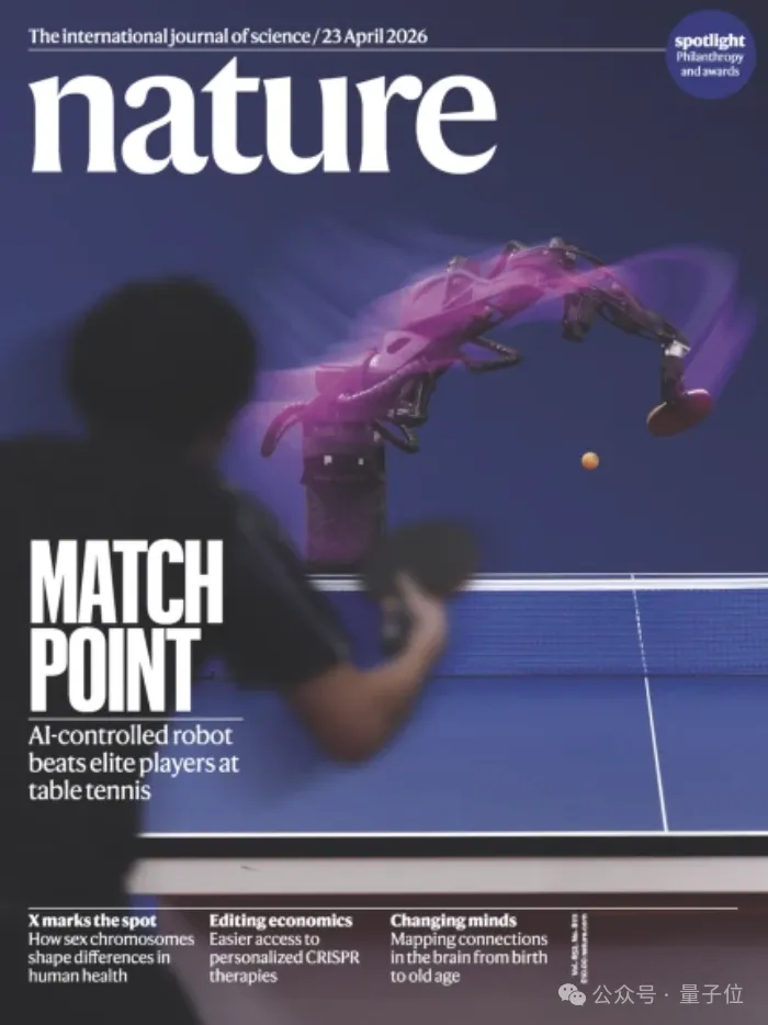 Nature 封面：机器人乒乓球战胜人类职业选手 – AI快讯网