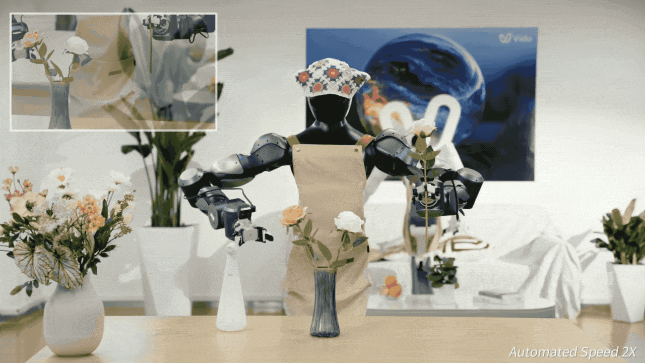 生数科技认领神秘登顶模型，AI视频公司发布工业级Demo，跨本体完成复杂长程任务