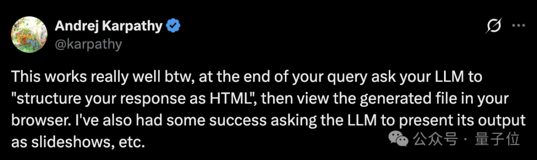 Markdown式微？卡帕西转向HTML阵营