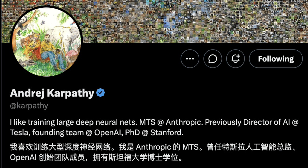 卡帕西在Anthropic新头衔：技术员工（MTS）