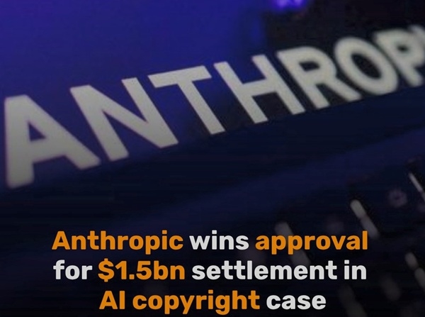 Anthropic因盗版书被罚15亿美元