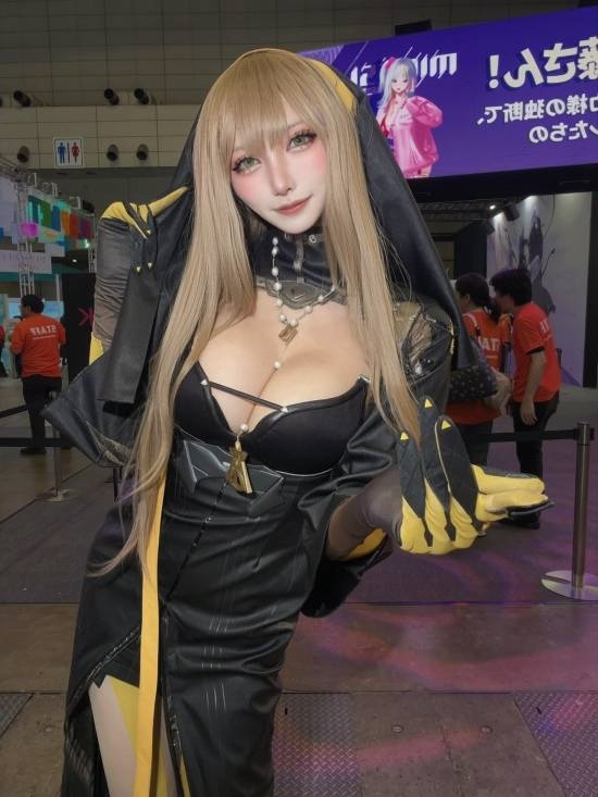 TGS偶遇超美机械修女！Coser现场一起合影超幸运