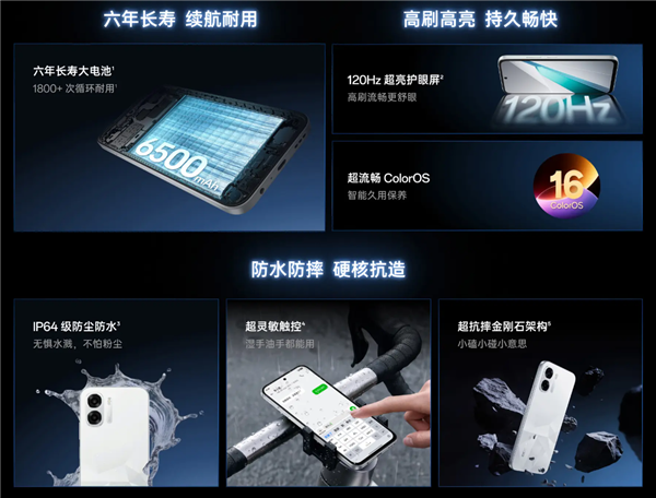 1399元起！OPPO K15s/K15x开售：最高8000mAh大电池、IP69K防尘防水