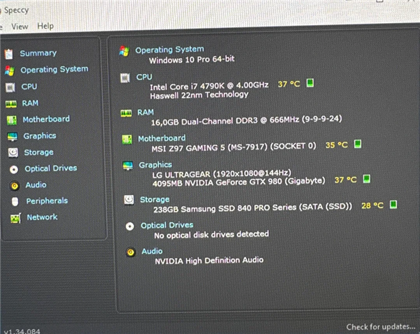 梦回2015！网友晒十年前顶配主机：i7-4790K+GTX 980只要380元