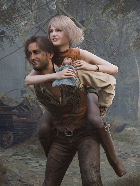 3D Art for Resident Evil 4! Leon and Ada Embrace