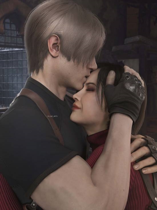 3D Art for Resident Evil 4! Leon and Ada Embrace