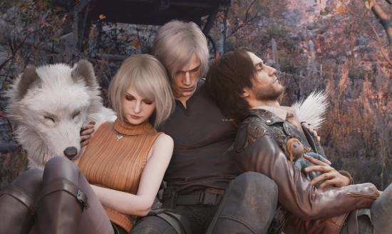 3D Art for Resident Evil 4! Leon and Ada Embrace