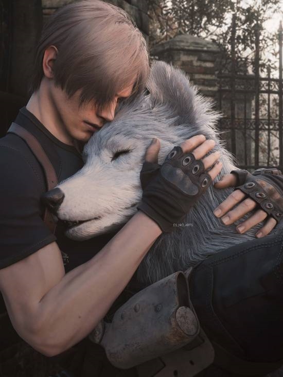 3D Art for Resident Evil 4! Leon and Ada Embrace