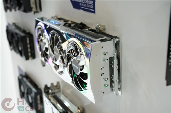 Polished Chrome Super Bright! PNY 40th Anniversary Edition RTX 5090/5080 Specifications Confirmed