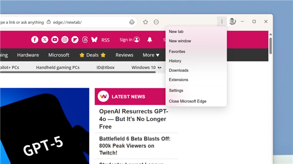 Microsoft Edge Browser to Undergo Major UI Overhaul， New Interface Revealed