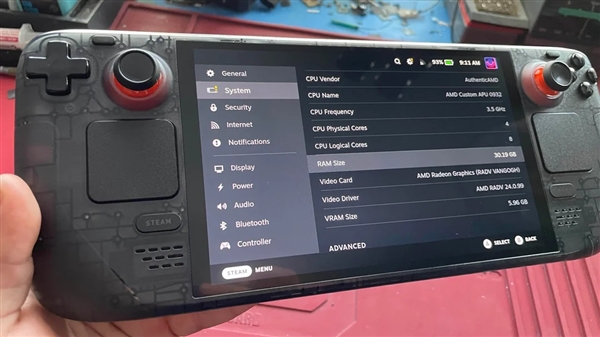 Steam Deck OLED upgraded to 32GB memory! Generally not recommended for ordinary users
