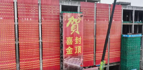 Visionox: World's first FMM-free 8.6th Gen AMOLED Production Line Main Building Topped Out