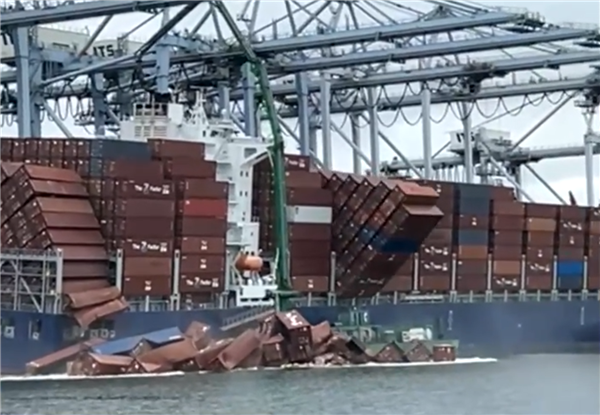 Incident at Port of Long Beach: Over 60 Containers Fall into Seas