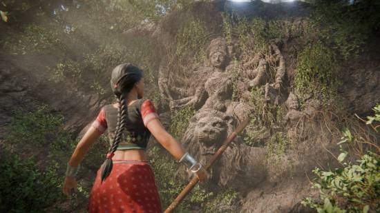 Another new Indian indie RPG， 'Durga: The Lionhearted，' features a heroine battling forest beasts