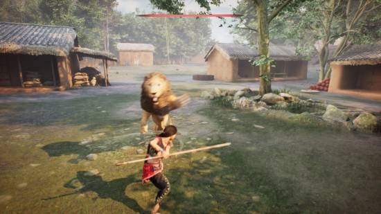 Another new Indian indie RPG， 'Durga: The Lionhearted，' features a heroine battling forest beasts